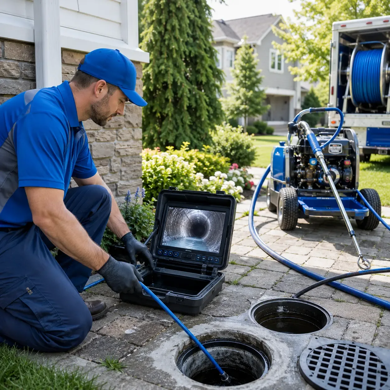 Outdoor drain cleaning professionals serving Pierron, IL